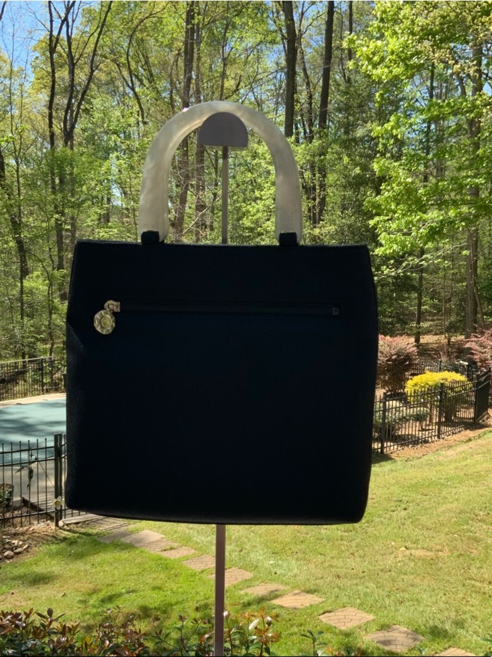 Givenchy Authentic Black Tote with Lucite Handles